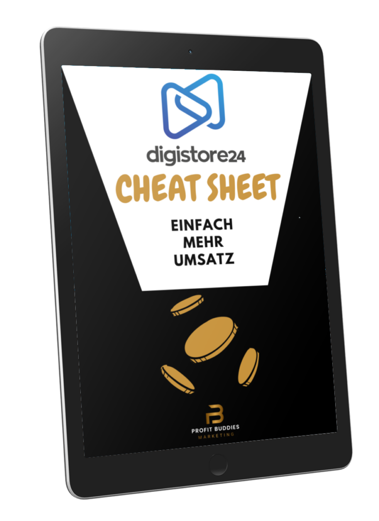 Digistore24 Cheat Sheet kostenloses ebook